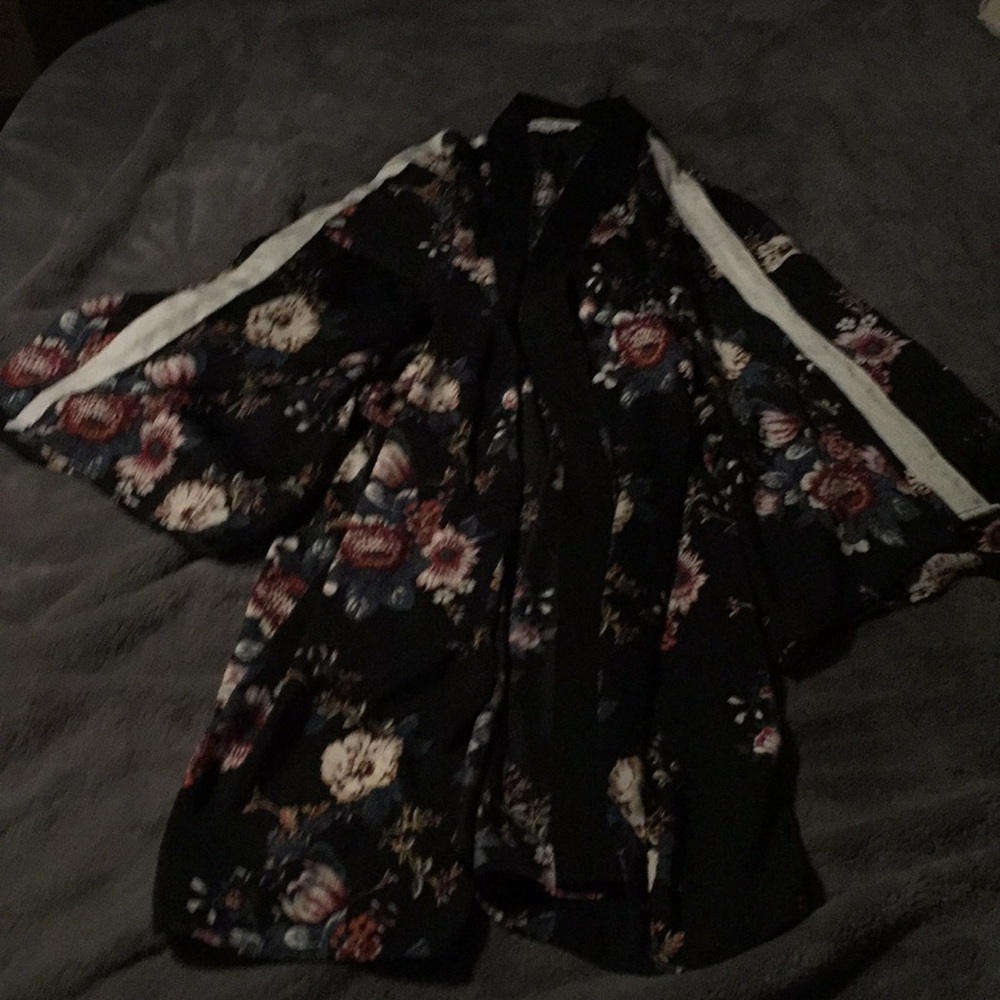 Pink rose robe